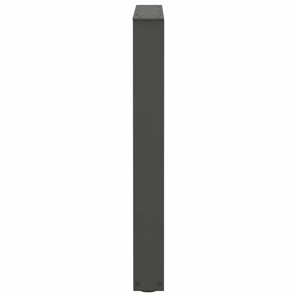 Pieds de table à manger en forme de V 2 pièces Anthracite 60 x (72-73,3) cm Acier - XIOS