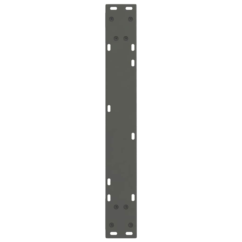 Pieds de table à manger en forme de V 2 pièces Anthracite 60 x (72-73,3) cm Acier - XIOS