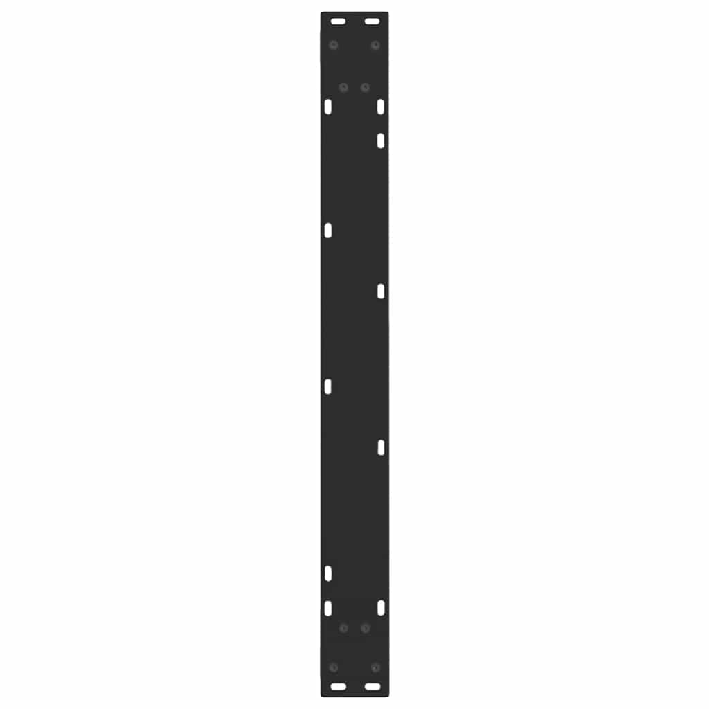 Pieds de table à manger en V 2 pièces Noir 80 x (72-73,3) cm Acier - XIOS