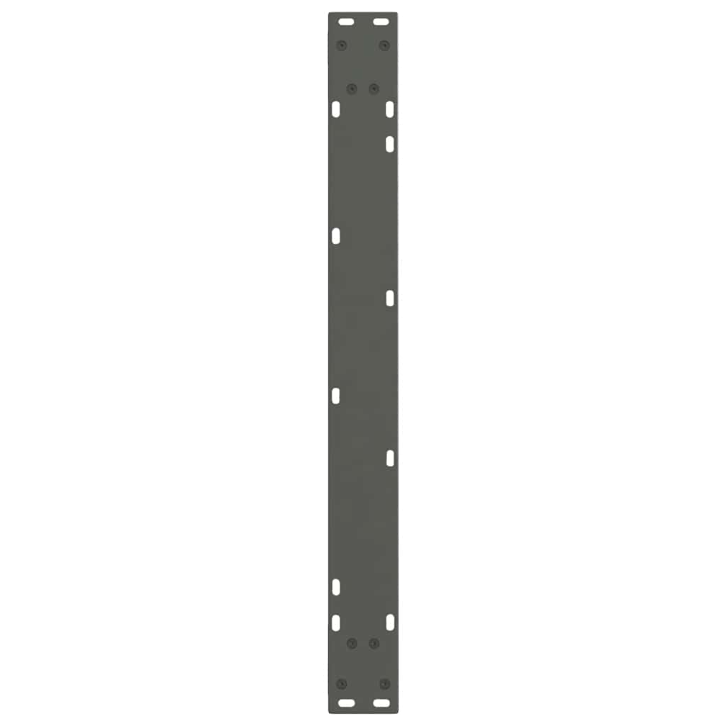 Pieds de table à manger en forme de V, 2 pièces, anthracite, 80 x (72-73,3) cm, acier - XIOS