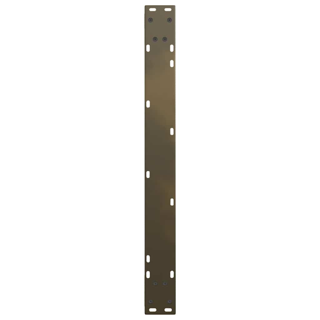 Pieds de table à manger en forme de V 2 pièces Acier naturel 80 x (72-73,3) cm Acier - XIOS