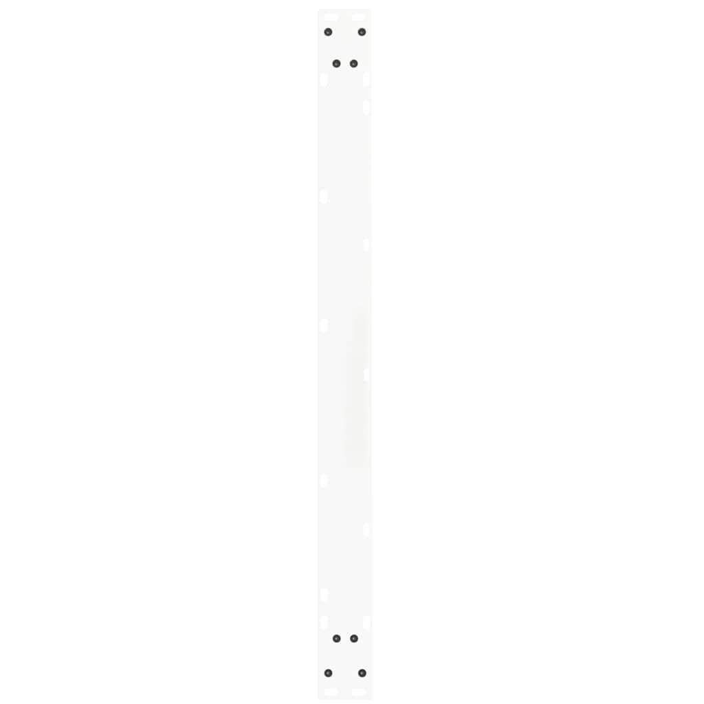 Pieds de table à manger en forme de V, 2 pièces, blanc, 100 x (72-73,3) cm, acier - XIOS