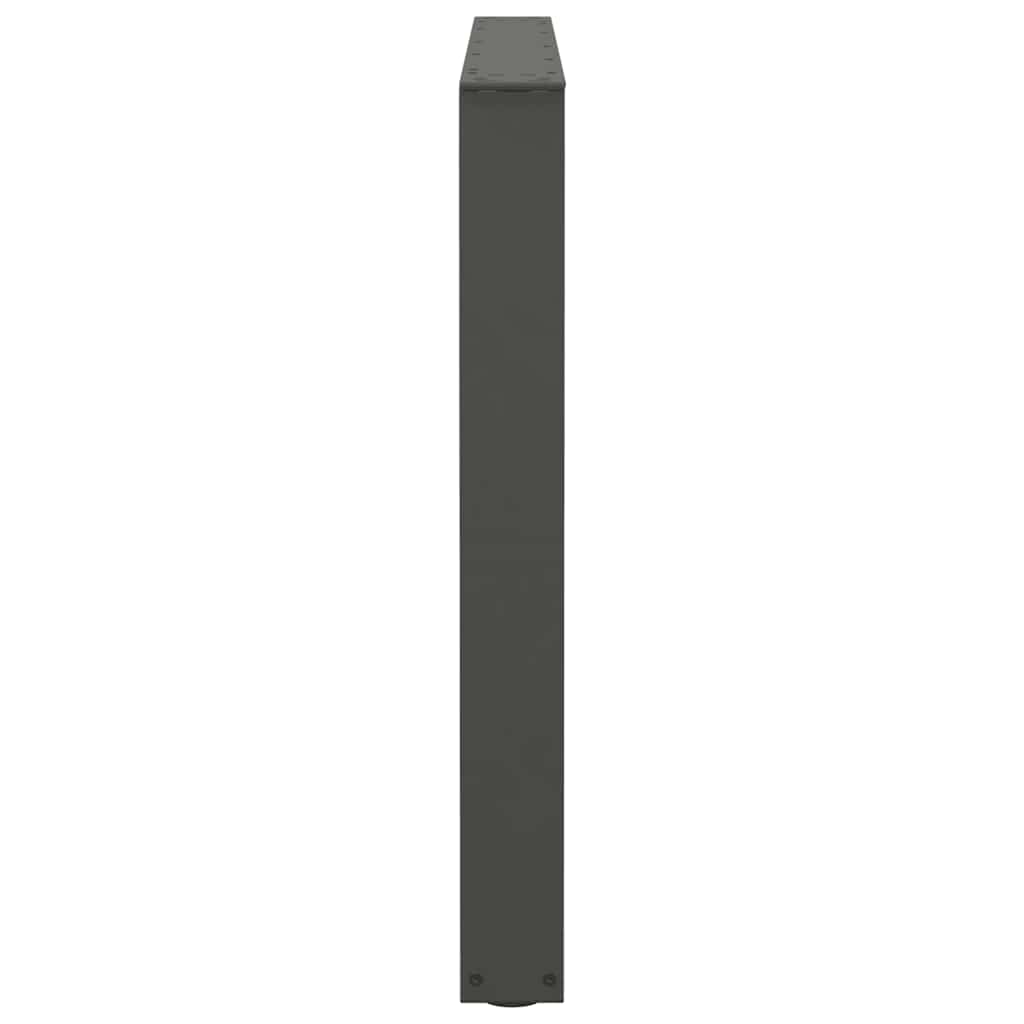 Pieds de table à manger en forme de V 2 pièces Anthracite 100 x (72-73,3) cm Acier - XIOS