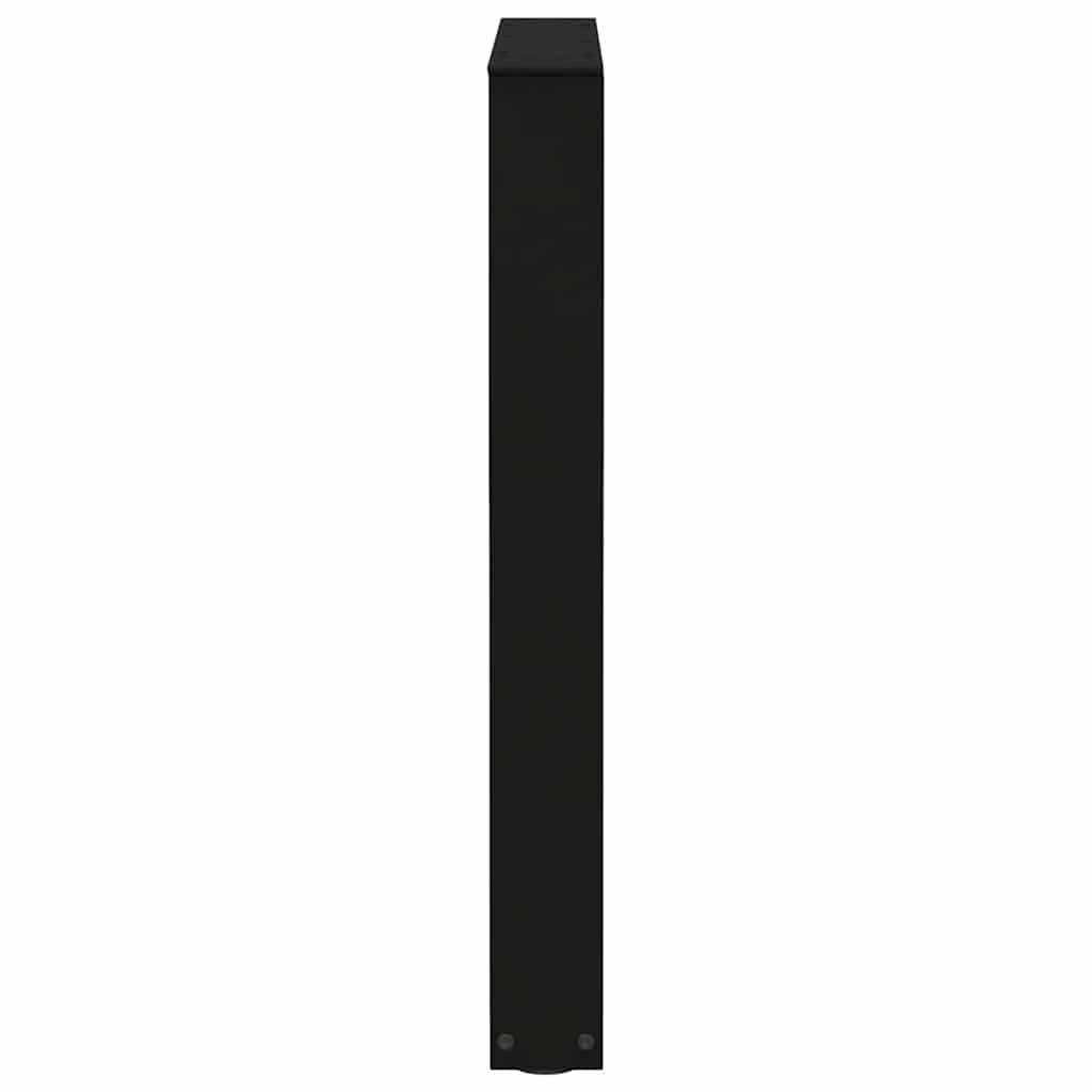 Pieds de table à manger en V 3 pièces Noir 70 x (72-73,3) cm Acier - XIOS