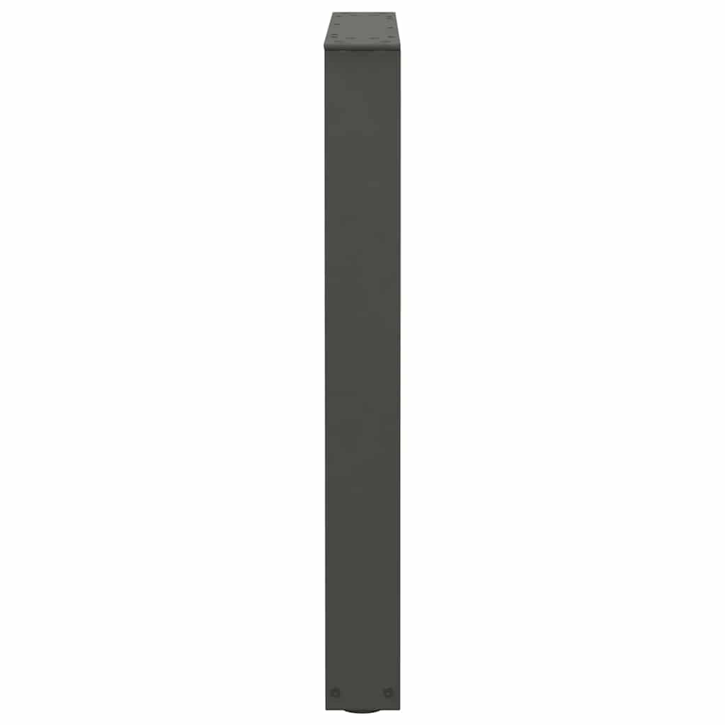 Pieds de table à manger en V 3 pièces Anthracite 70 x (72-73,3) cm Acier - XIOS