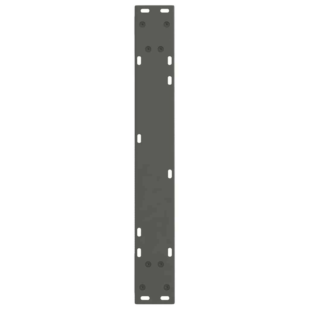Pieds de table à manger en V 3 pièces Anthracite 70 x (72-73,3) cm Acier - XIOS