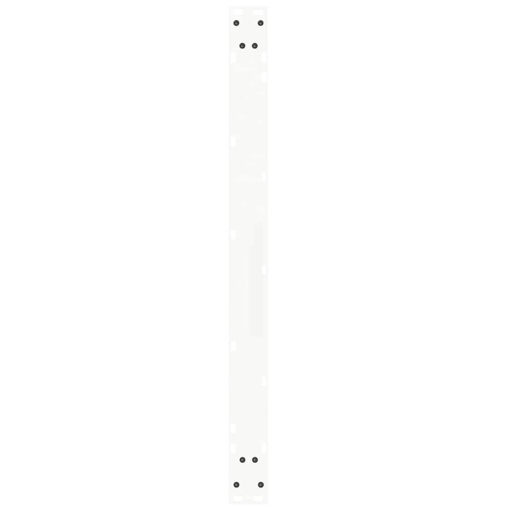 Pieds de table à manger en forme de V, 3 pièces, blanc, 100 x (72-73,3) cm, acier - XIOS