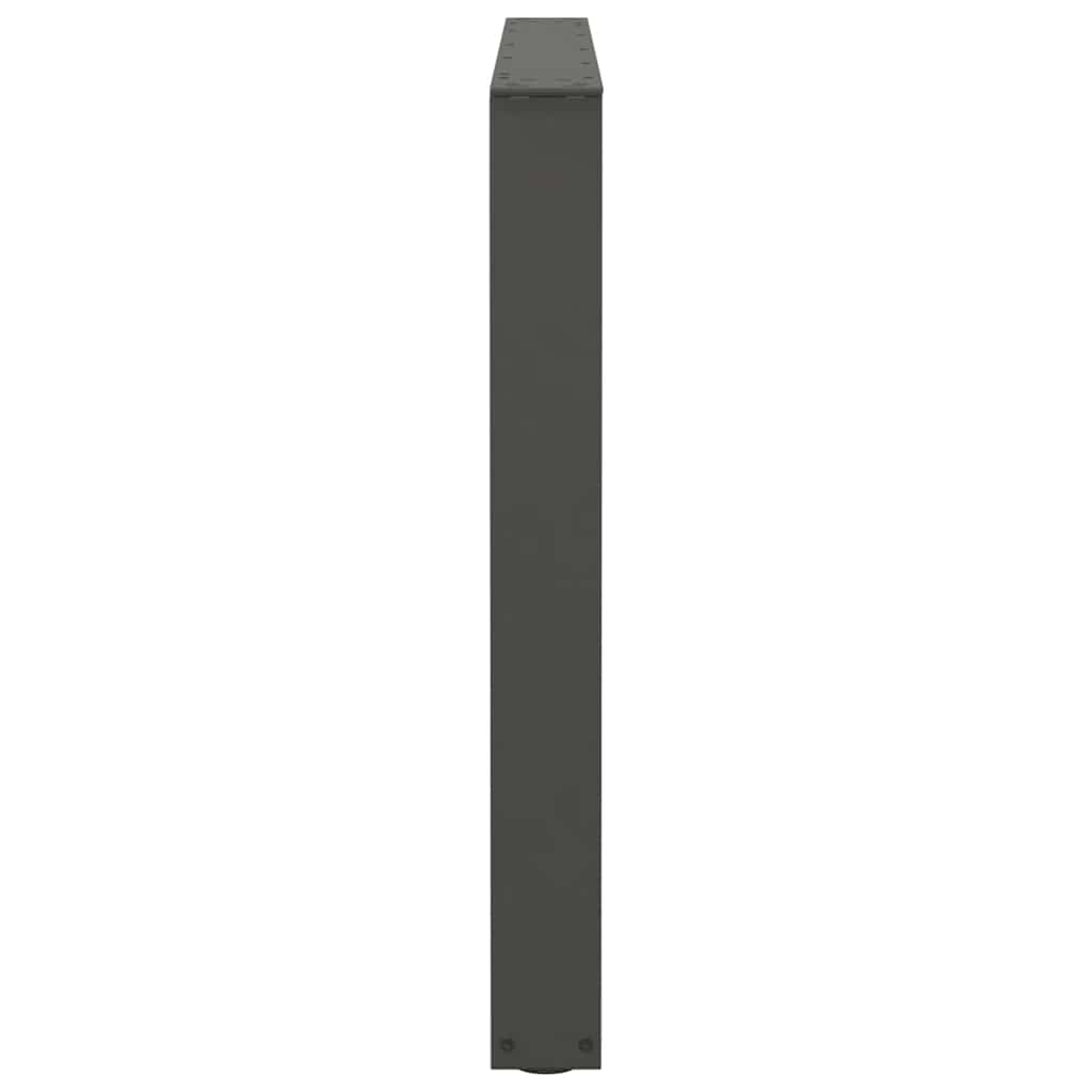 Pieds de table à manger en forme de V, 3 pièces, anthracite, 100 x (72-73,3) cm, acier - XIOS