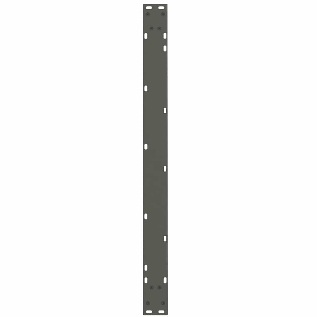 Pieds de table à manger en forme de V, 3 pièces, anthracite, 100 x (72-73,3) cm, acier - XIOS