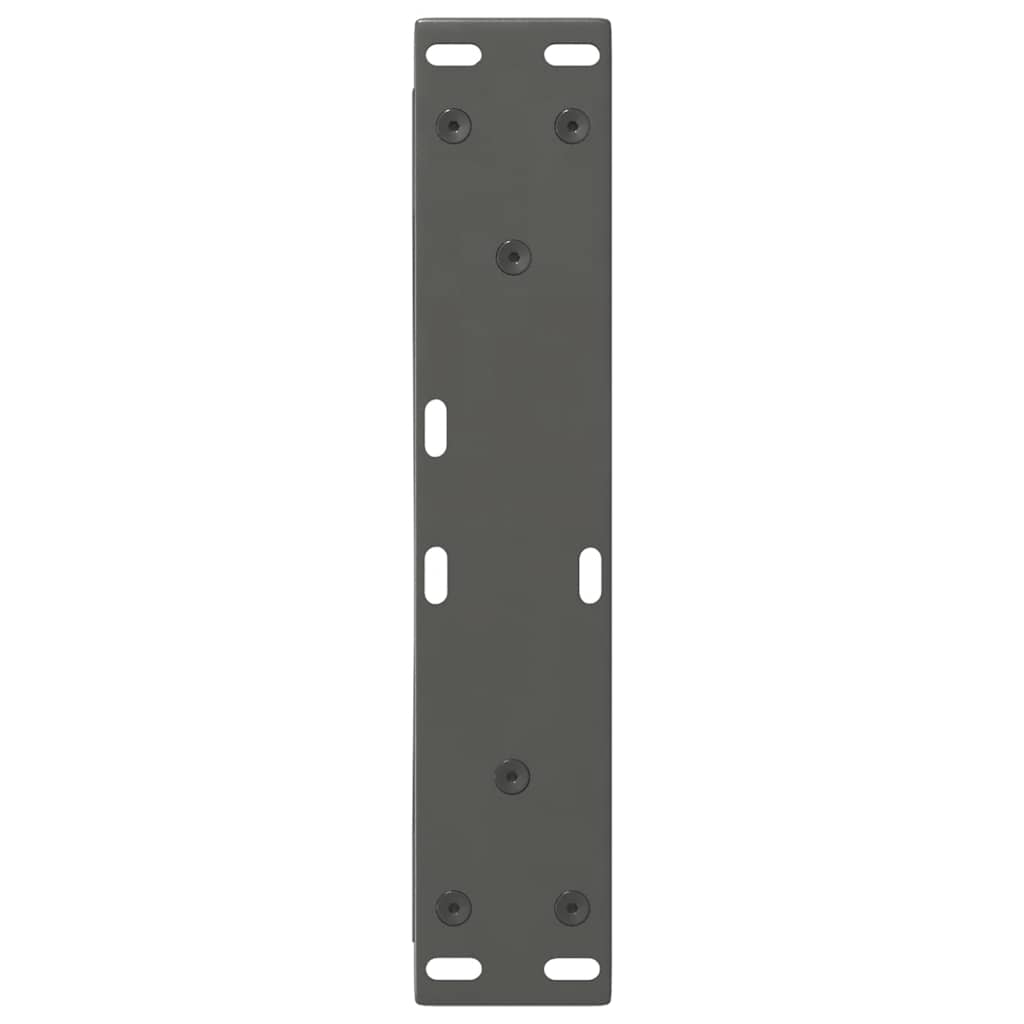 Pieds de table basse 2 pièces Anthracite 30 x (30-31,3) cm Acier - XIOS