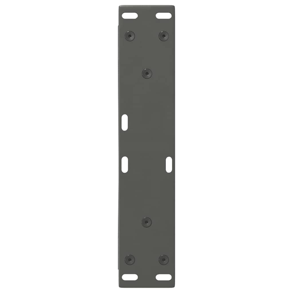 Pieds de table basse 2 pièces Anthracite 40 x (30-31,3) cm Acier - XIOS