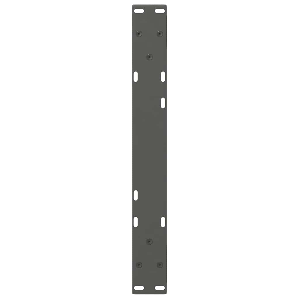 Pieds de table basse 2 pièces Anthracite 60 x (30-31,3) cm Acier - XIOS