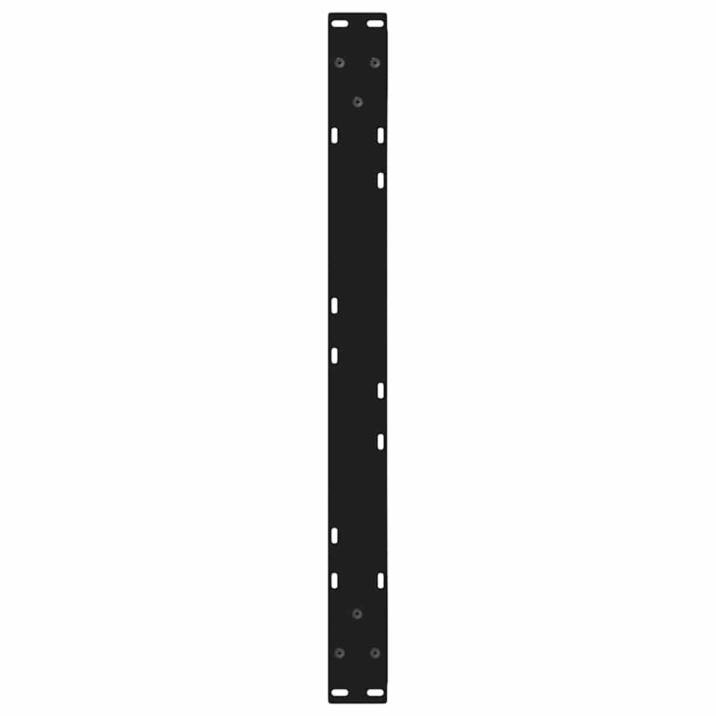 Pieds de table basse 2 pièces Noir 70 x (30-31,3) cm Acier - XIOS