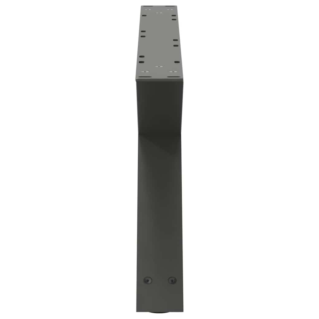 Pieds de table basse 2 pièces Anthracite 70 x (30-31,3) cm Acier - XIOS