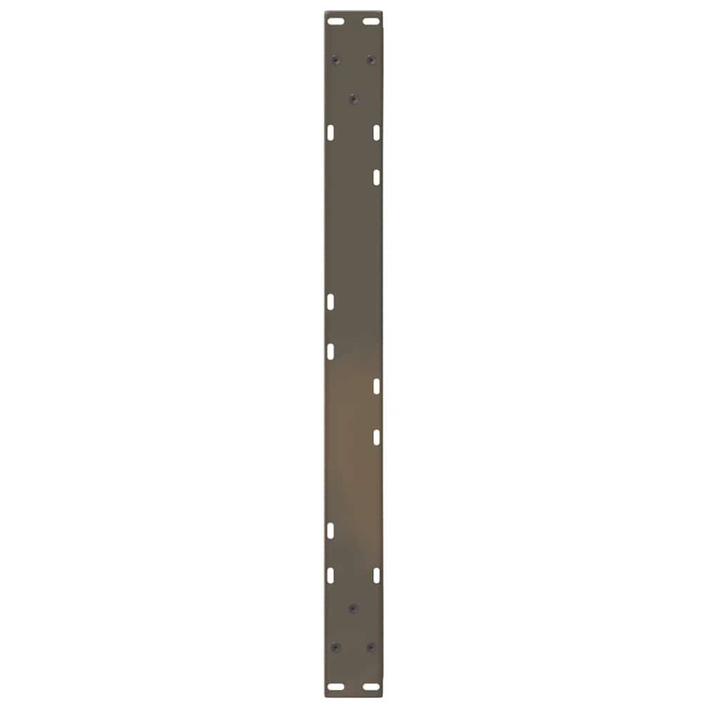 Pieds de table basse 2 pièces Acier naturel 70 x (30-31,3) cm Acier - XIOS