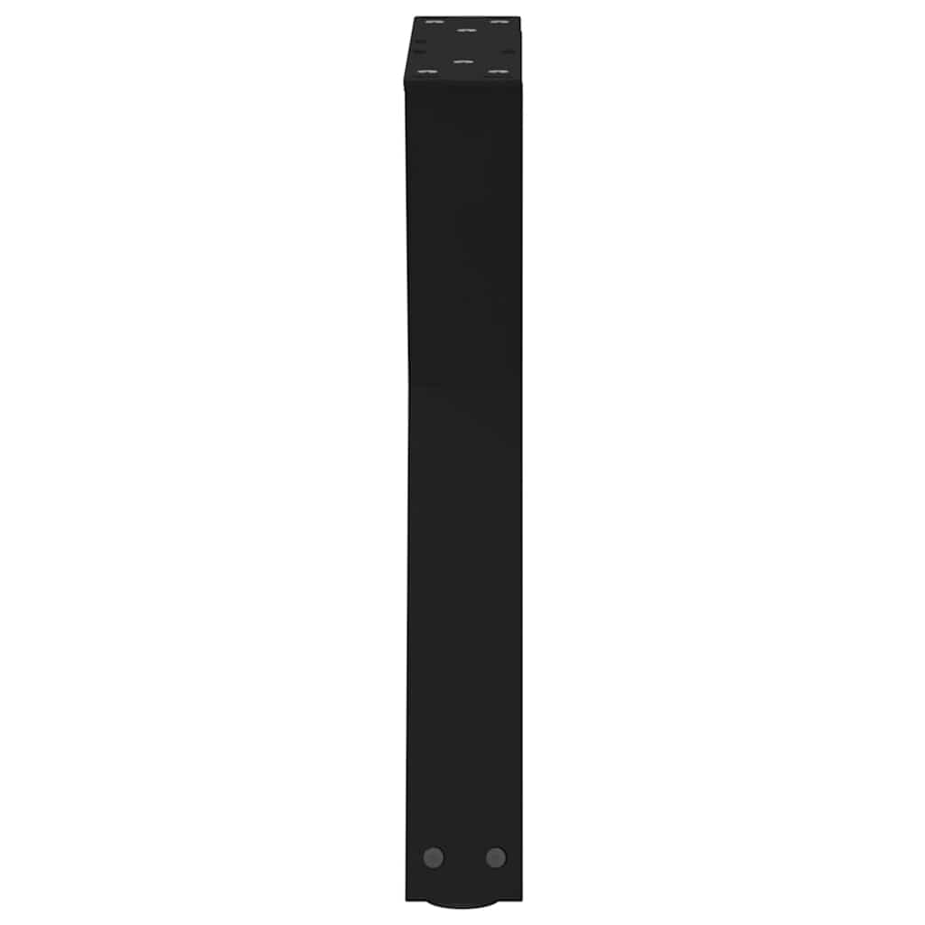 Pieds de table basse 2 pièces Noir 28 x (42-43,3) cm Acier - XIOS