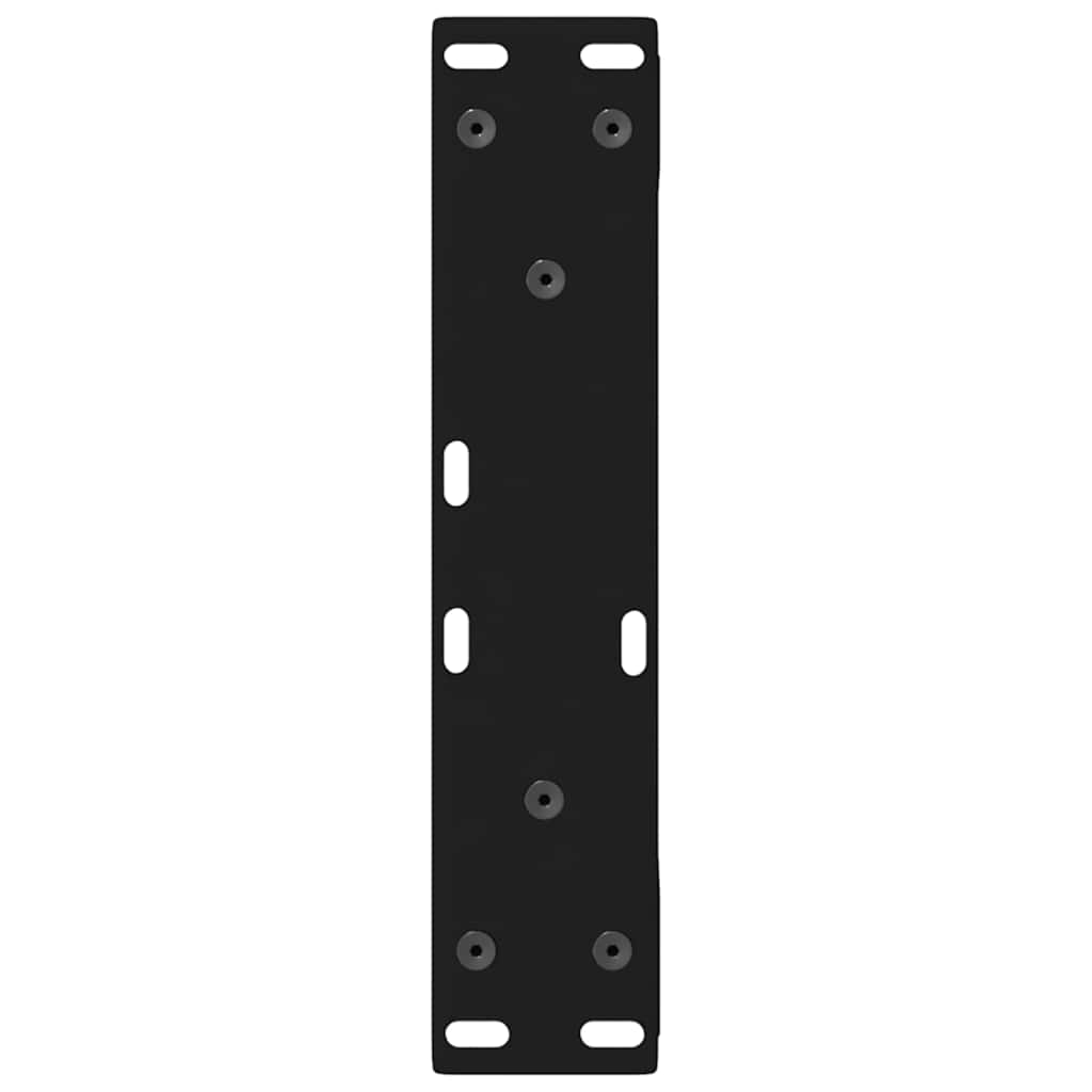 Pieds de table basse 2 pièces Noir 28 x (42-43,3) cm Acier - XIOS