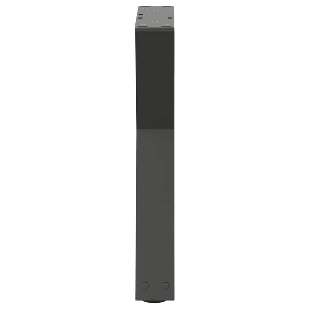 Pieds de table basse 2 pièces Anthracite 28 x (42-43,3) cm Acier - XIOS