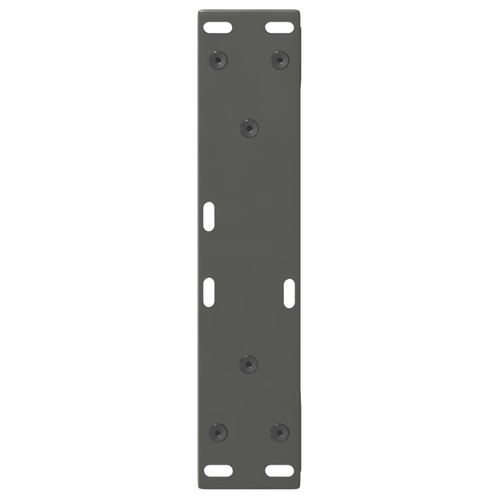 Pieds de table basse 2 pièces Anthracite 28 x (42-43,3) cm Acier - XIOS