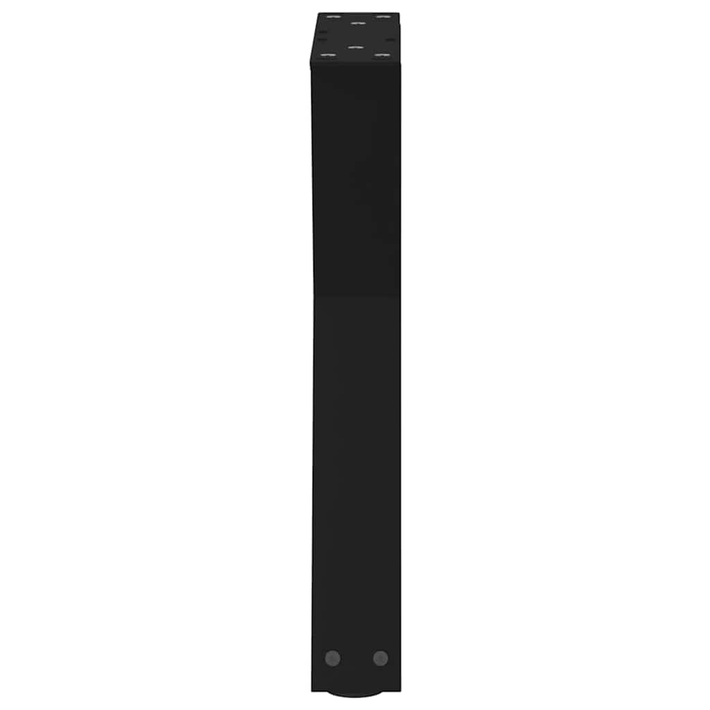 Pieds de table basse 2 pièces Noir 38 x (42-43,3) cm Acier - XIOS