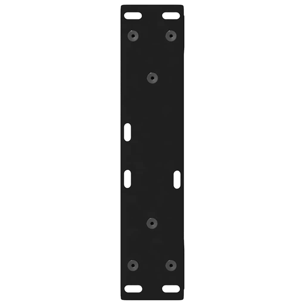 Pieds de table basse 2 pièces Noir 38 x (42-43,3) cm Acier - XIOS