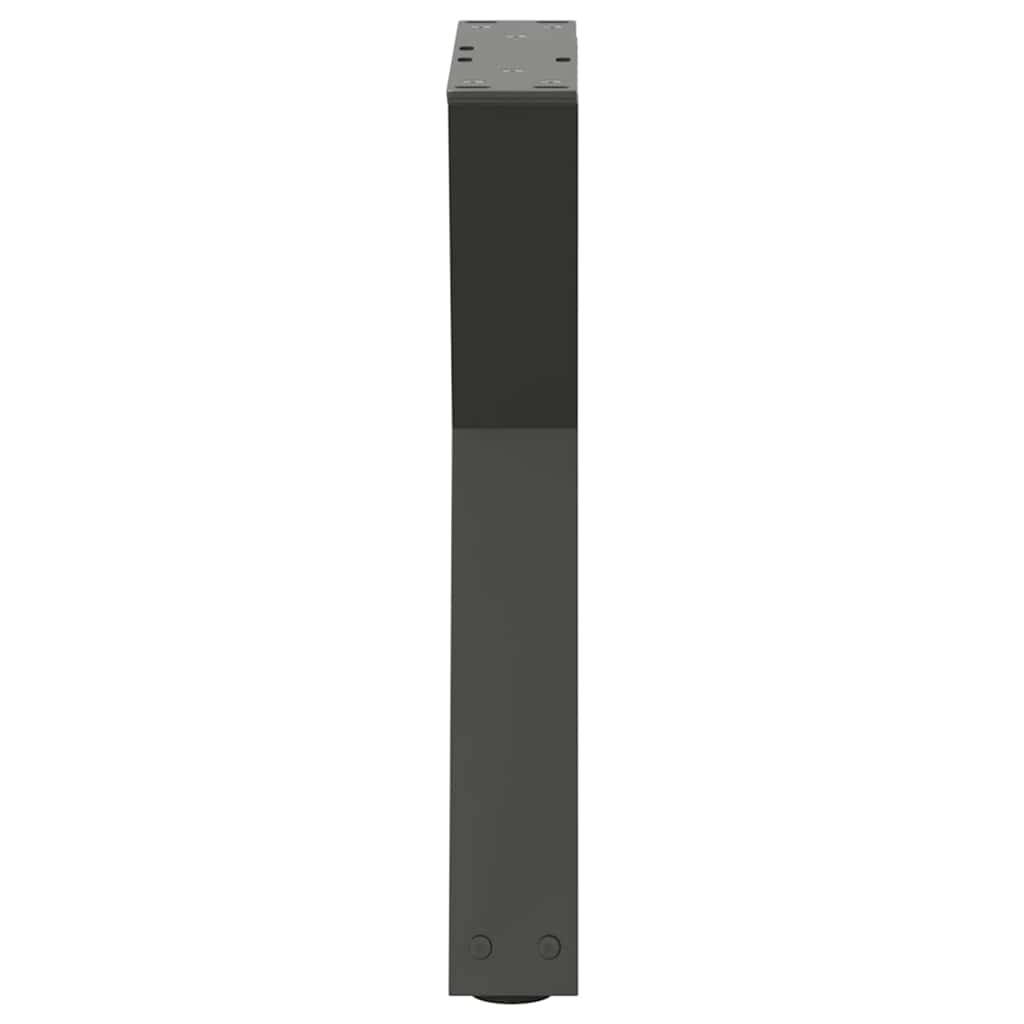 Pieds de table basse 2 pièces Anthracite 38 x (42-43,3) cm Acier - XIOS