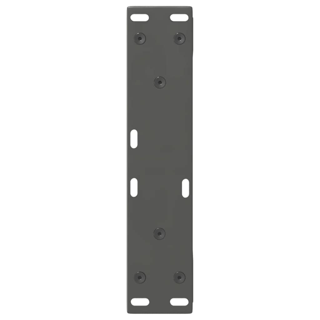 Pieds de table basse 2 pièces Anthracite 38 x (42-43,3) cm Acier - XIOS
