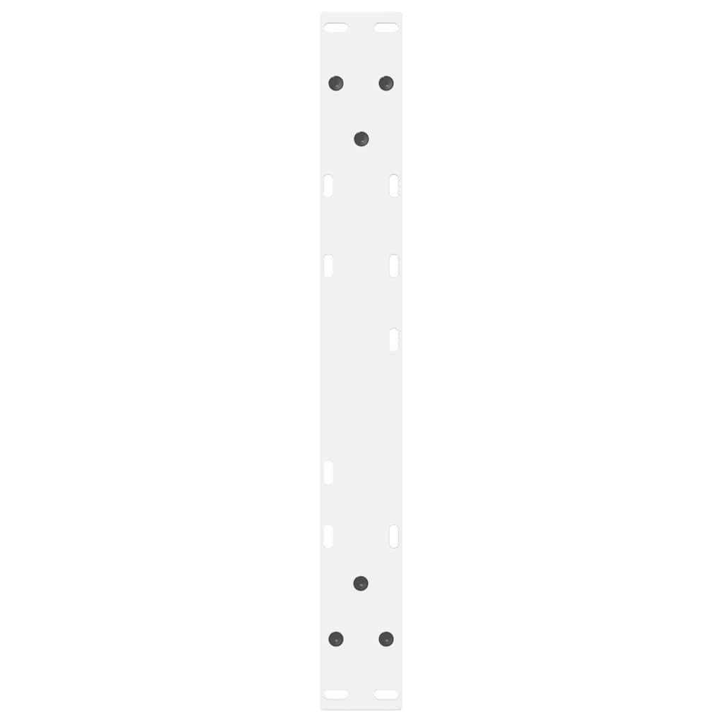 Pieds de table basse 2 pièces Blanc 50 x (42-43,3) cm Acier - XIOS