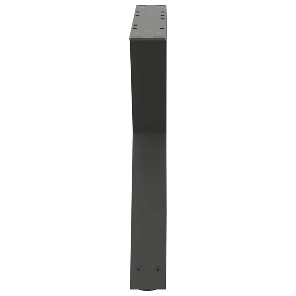 Pieds de table basse 2 pièces Anthracite 60 x (42-43,3) cm Acier - XIOS