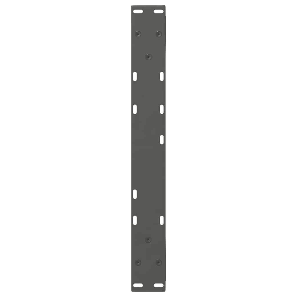 Pieds de table basse 2 pièces Anthracite 60 x (42-43,3) cm Acier - XIOS