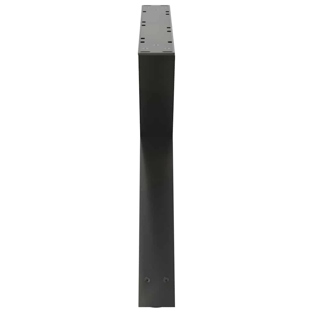 Pieds de table basse 2 pièces Anthracite 70 x (42-43,3) cm Acier - XIOS