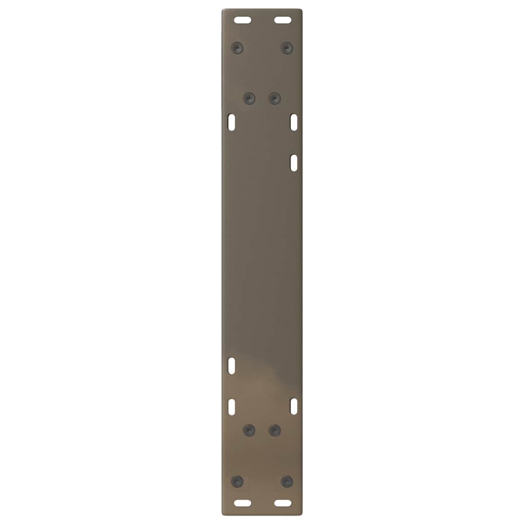 Pieds de table à manger 2 pièces Acier naturel 60 x (72-73,3) cm Acier - XIOS
