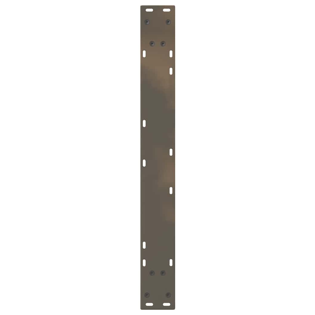 Pieds de table à manger 2 pièces Acier naturel 70 x (72-73,3) cm Acier - XIOS