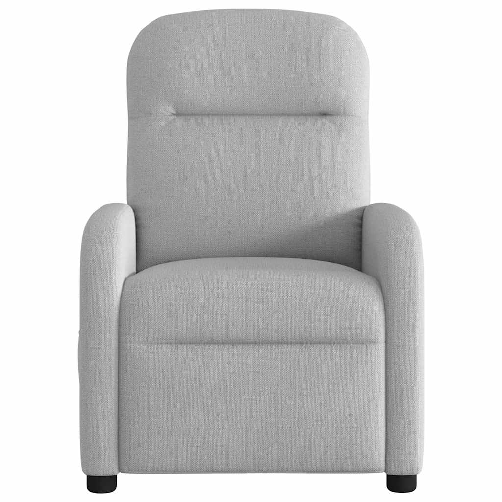 Fauteuil inclinable électrique gris nuage tissu - XIOS