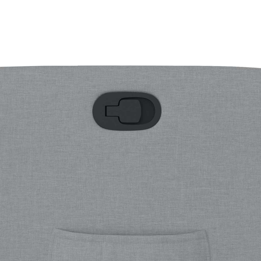 Fauteuil inclinable Gris clair Tissu