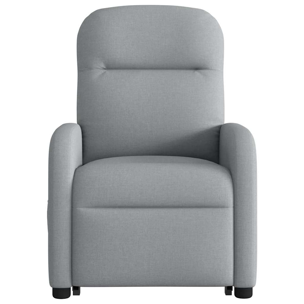 Fauteuil inclinable Gris clair Tissu