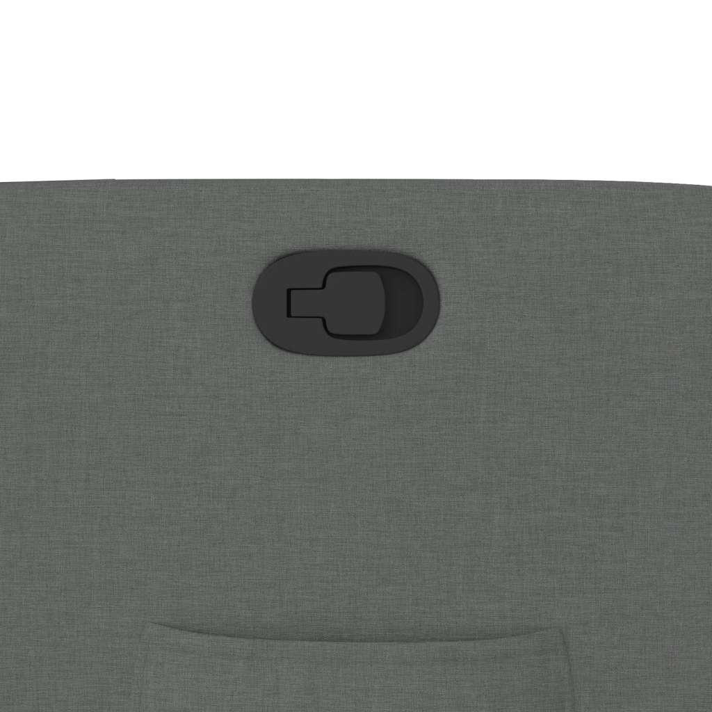 Fauteuil inclinable Gris foncé Tissu
