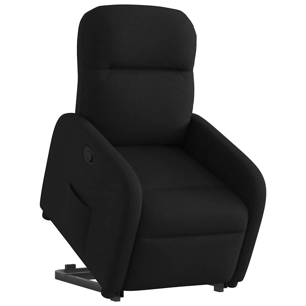 Fauteuil inclinable noir tissu