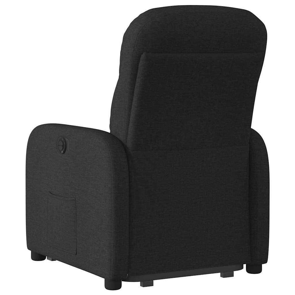 Fauteuil inclinable noir tissu