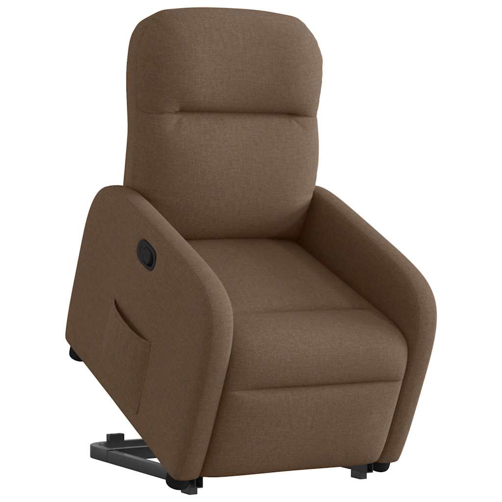 Fauteuil inclinable Marron Tissu