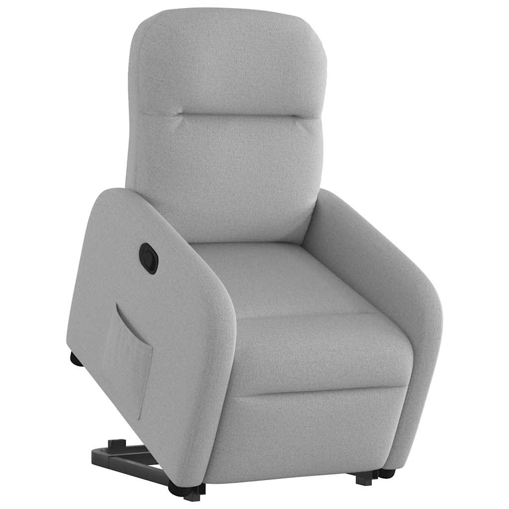 Fauteuil inclinable gris nuage tissu - XIOS