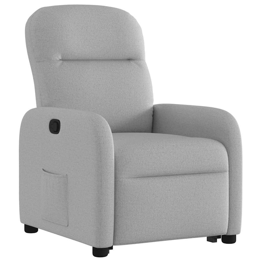 Fauteuil inclinable gris nuage tissu - XIOS