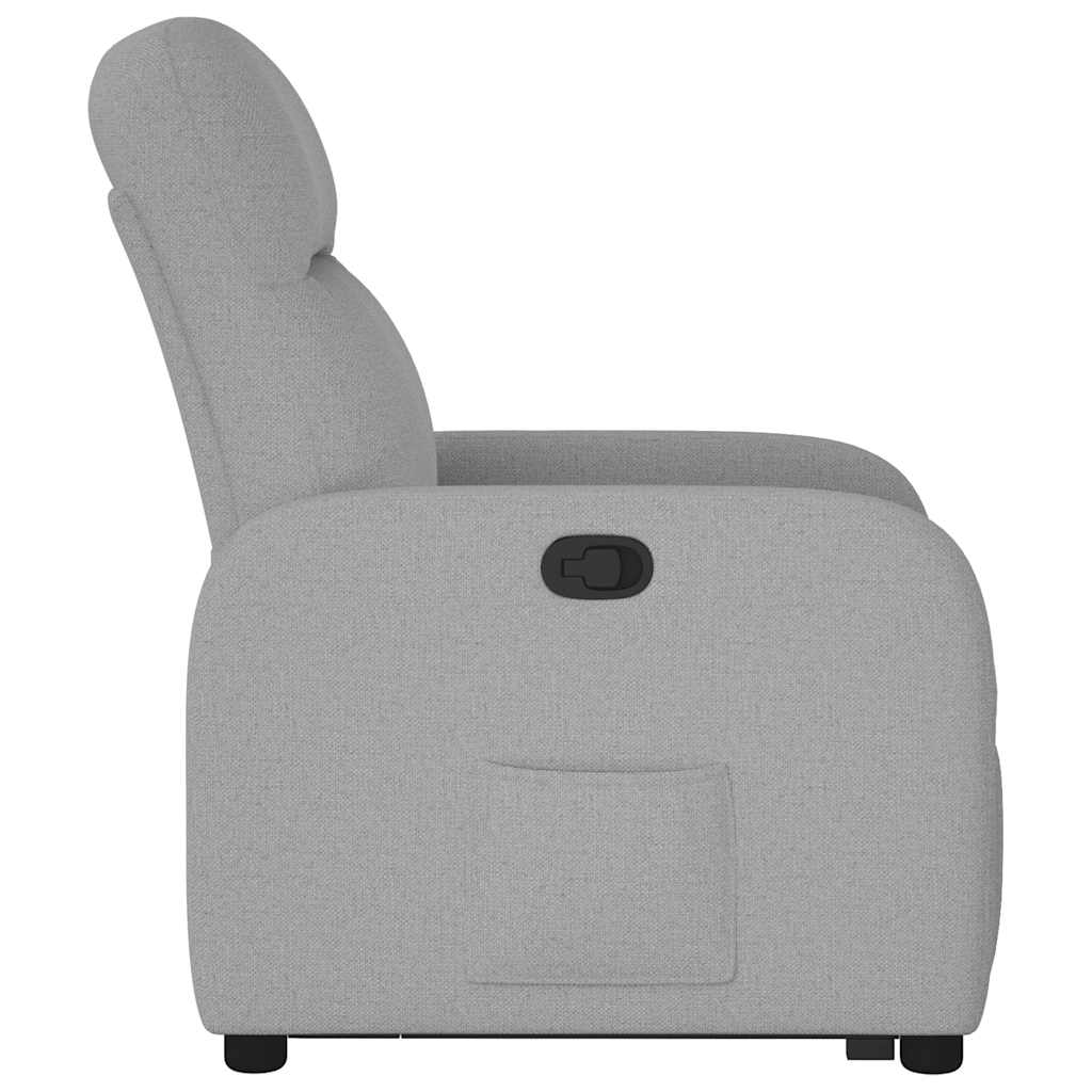 Fauteuil inclinable gris nuage tissu - XIOS
