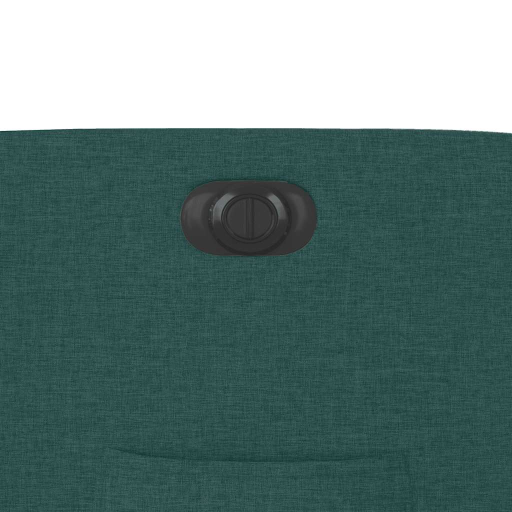 Fauteuil inclinable électrique vert foncé tissu