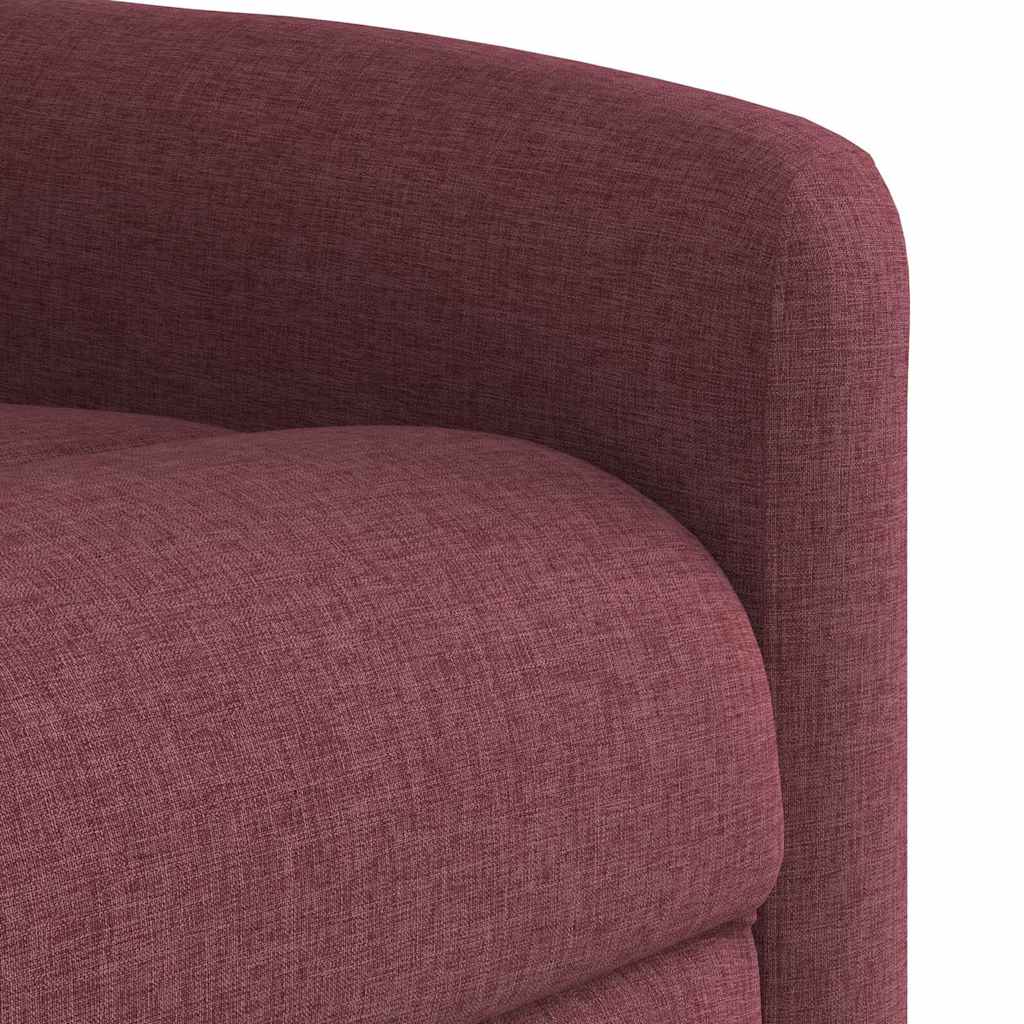 Fauteuil inclinable électrique Rouge bordeaux Tissu - XIOS