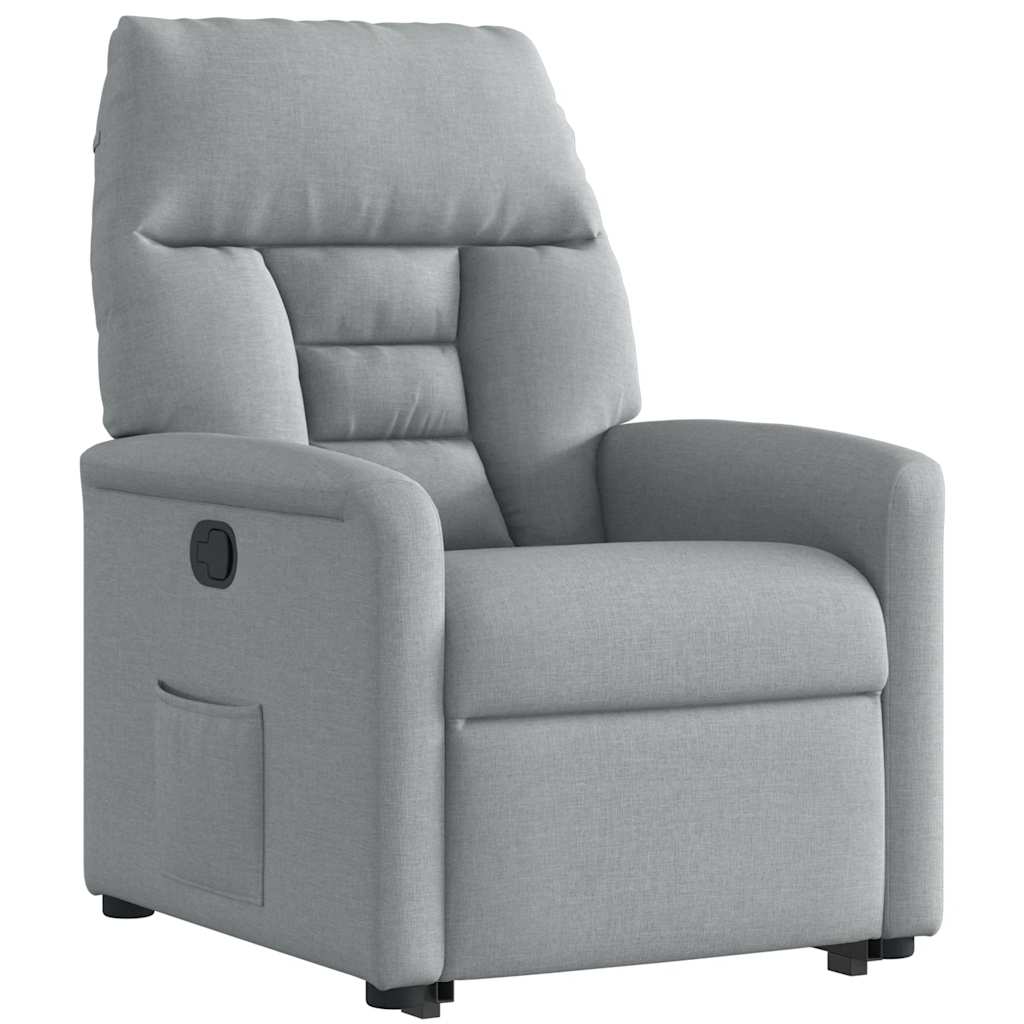 Fauteuil inclinable Gris clair Tissu - XIOS