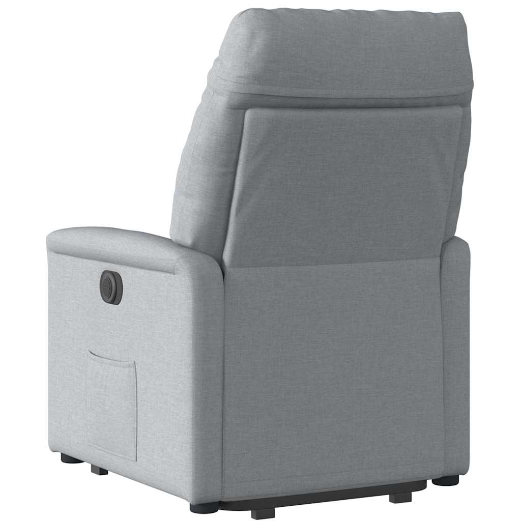 Fauteuil inclinable Gris clair Tissu - XIOS