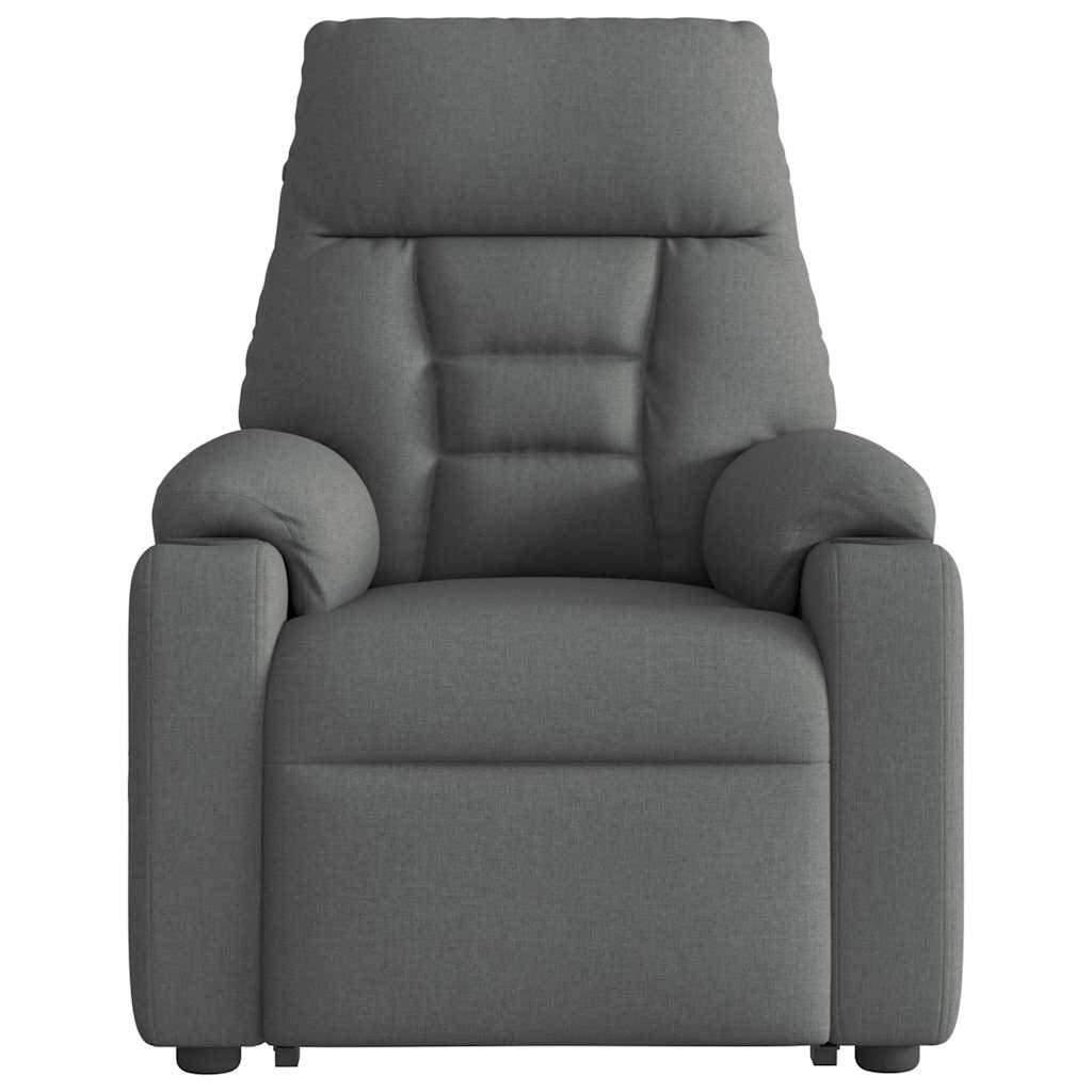 Fauteuil inclinable Gris foncé Tissu