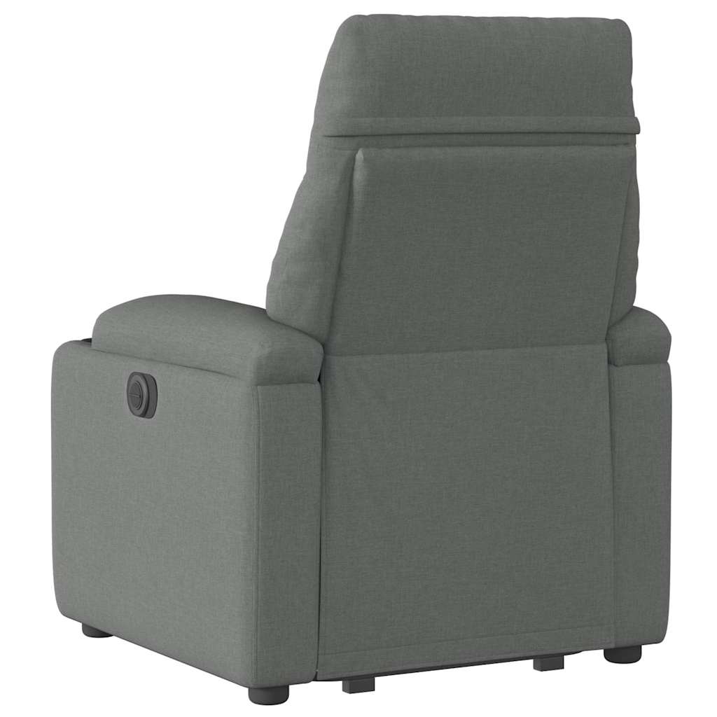 Fauteuil inclinable Gris foncé Tissu