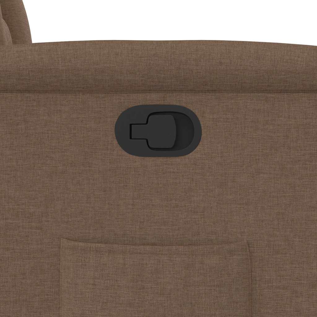 Fauteuil inclinable Marron Tissu